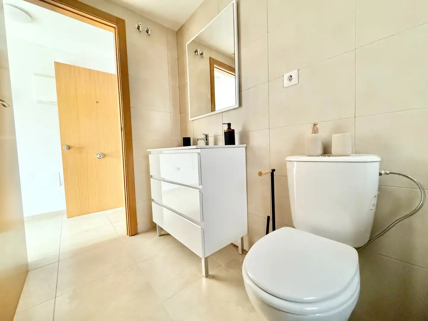 Badezimmer von Wohnung zum Verkauf in Murcia mit Klimaanlage, Terrasse und Abstellraum