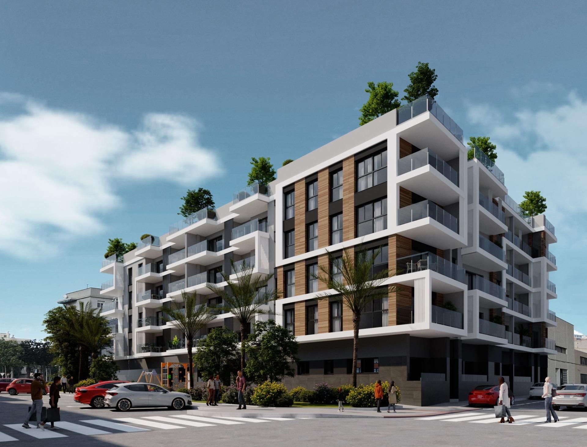 Exterior view of Attic for sale in Elche / Elx  with Air Conditioner, Parquet flooring and Terrace