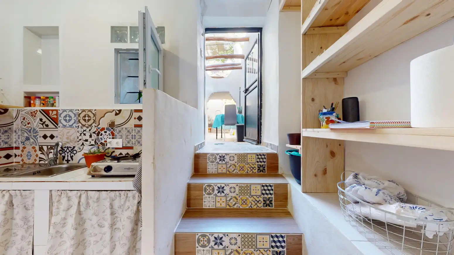 Cocina de Casa adosada en venta en Sax con Jardín privado, Terraza y Trastero