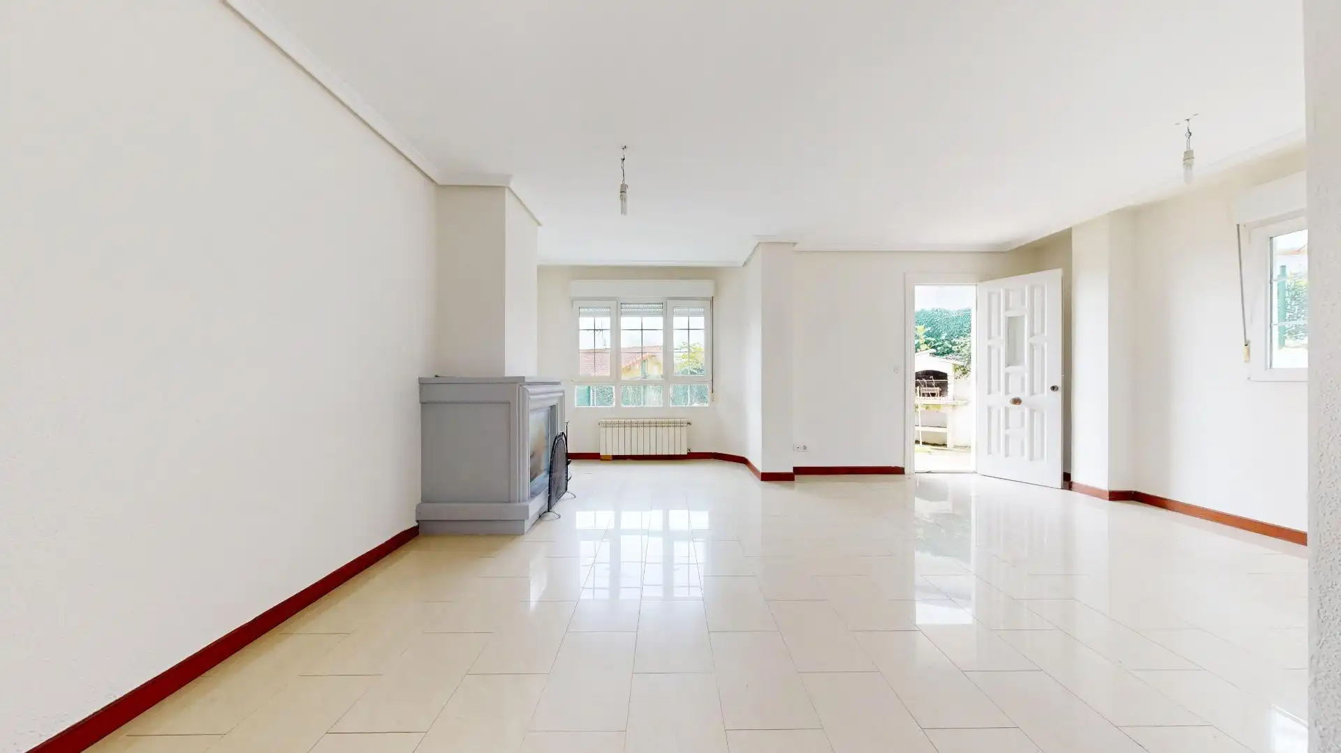 Sala de estar de Casa adosada en venta en Bárcena de Cicero con Calefacción, Jardín privado y Terraza