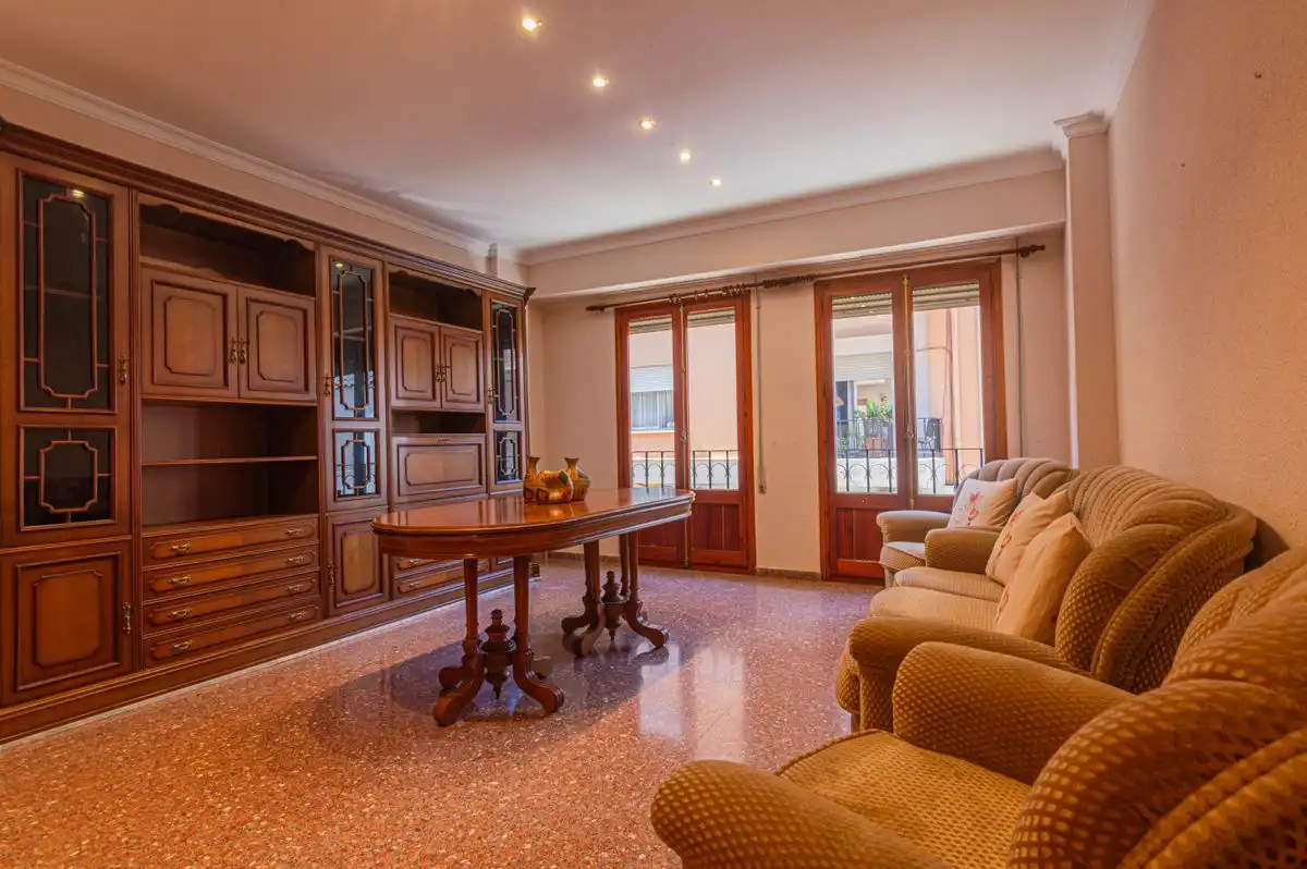 Living room of Flat for sale in Alberic  with Heating, Terrace and Balcony