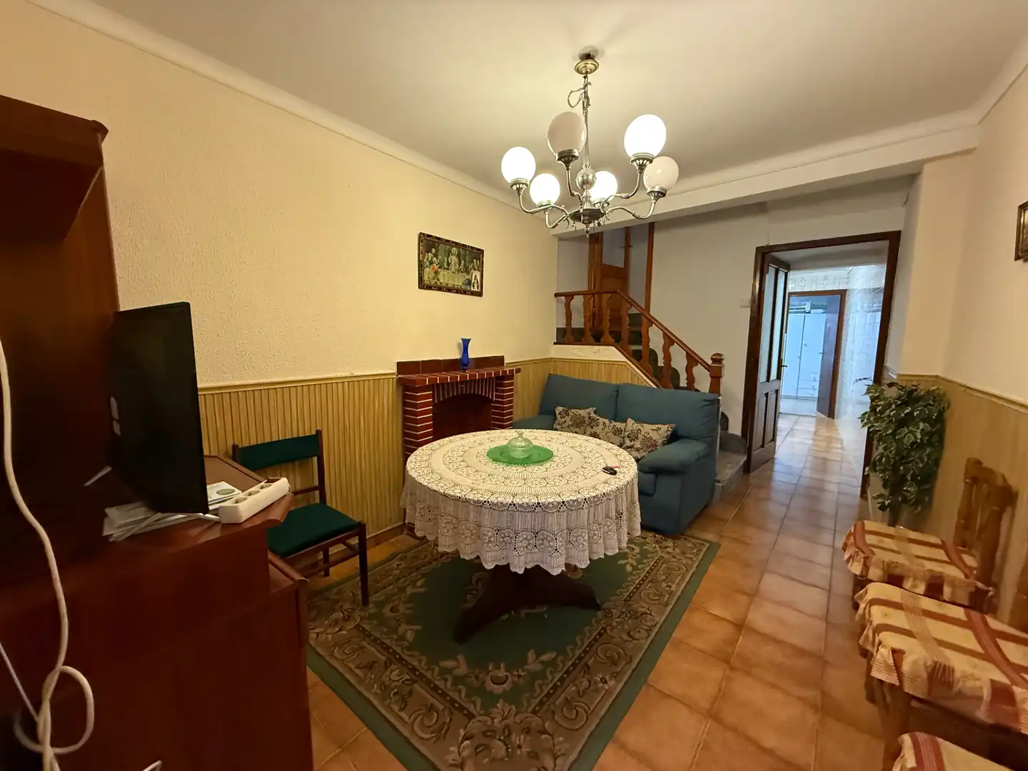 Sala d'estar de Casa adosada en venda en Benissa amb Terrassa, Traster i Moblat