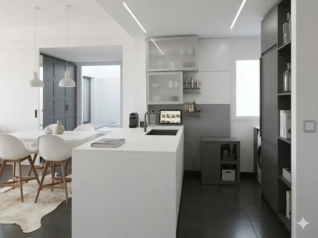 Cocina de Dúplex en venta en Estepona con Terraza y Piscina comunitaria