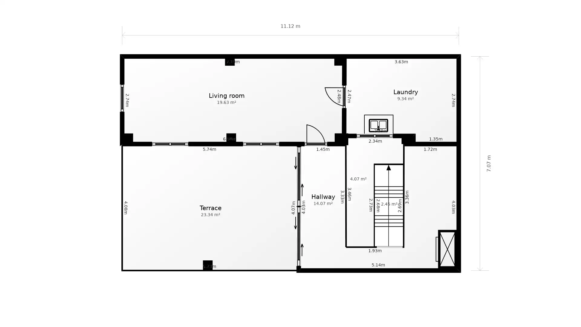 Dúplex en venta en Sagunto / Sagunt con Terraza