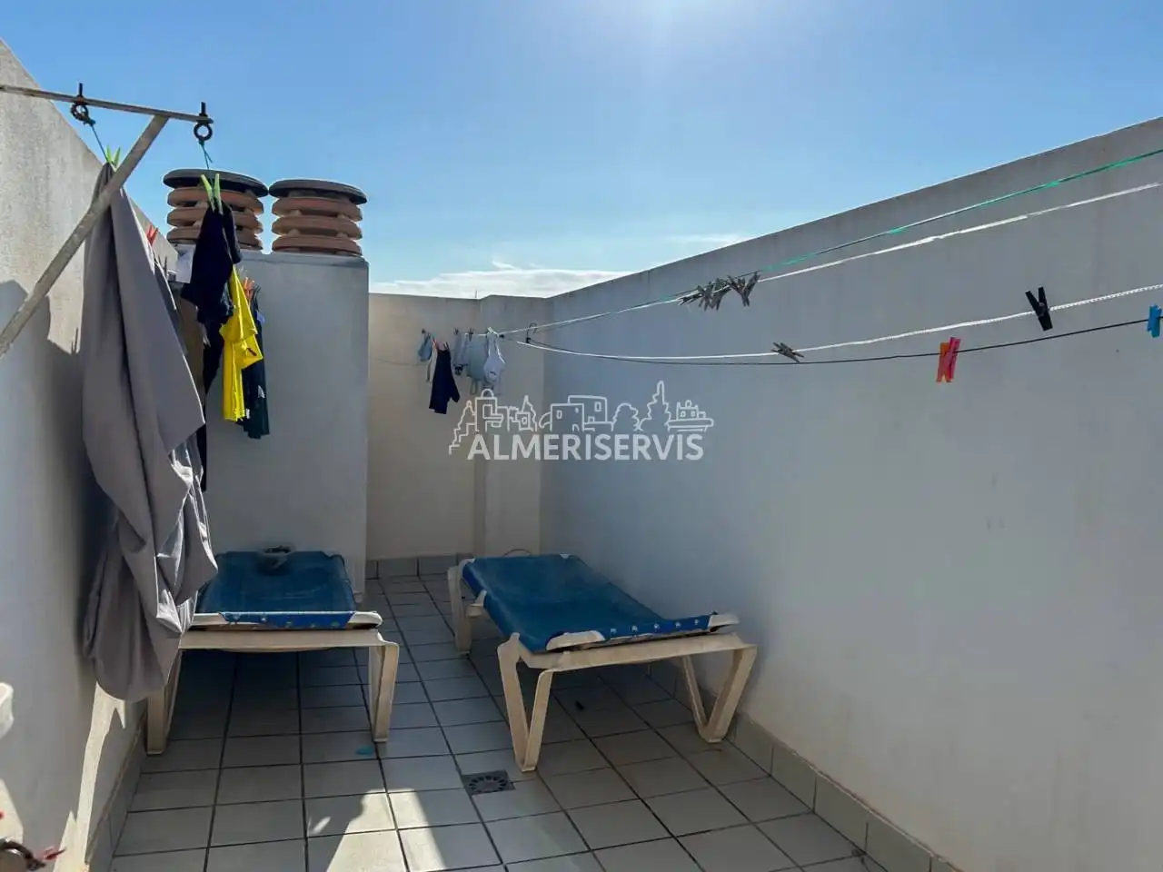 Terrassa de Pis en venda en Roquetas de Mar amb Aire condicionat i Moblat