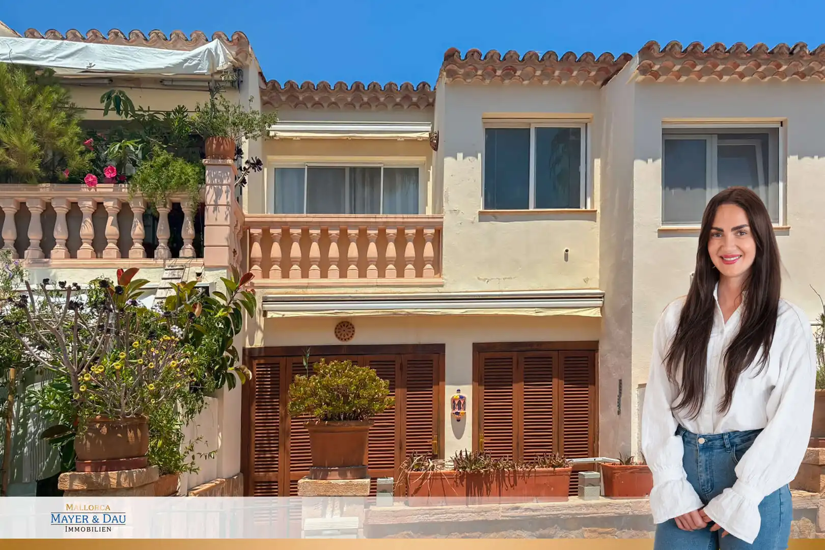 Exterior view of Detached homes for rent in Capdepera  with Air Conditioner, Terrace and Furnished