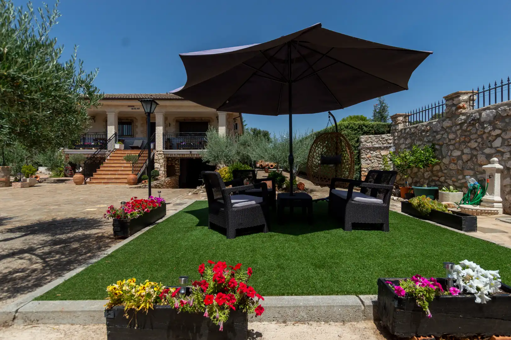 Terraza de Casa o chalet en venta en Hontoba con Calefacción, Jardín privado y Terraza