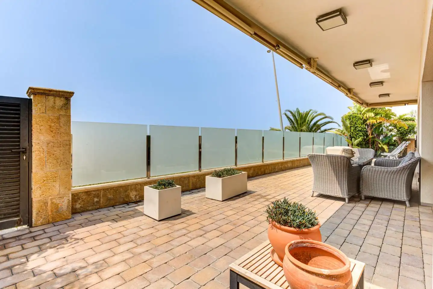 Terrasse von Haus oder Chalet zum Verkauf in Castelldefels mit Klimaanlage, Heizung und Privatgarten
