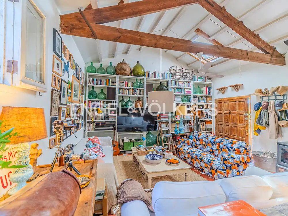 Sala d'estar de Casa o xalet en venda en Elche / Elx amb Calefacció, Jardí privat i Terrassa