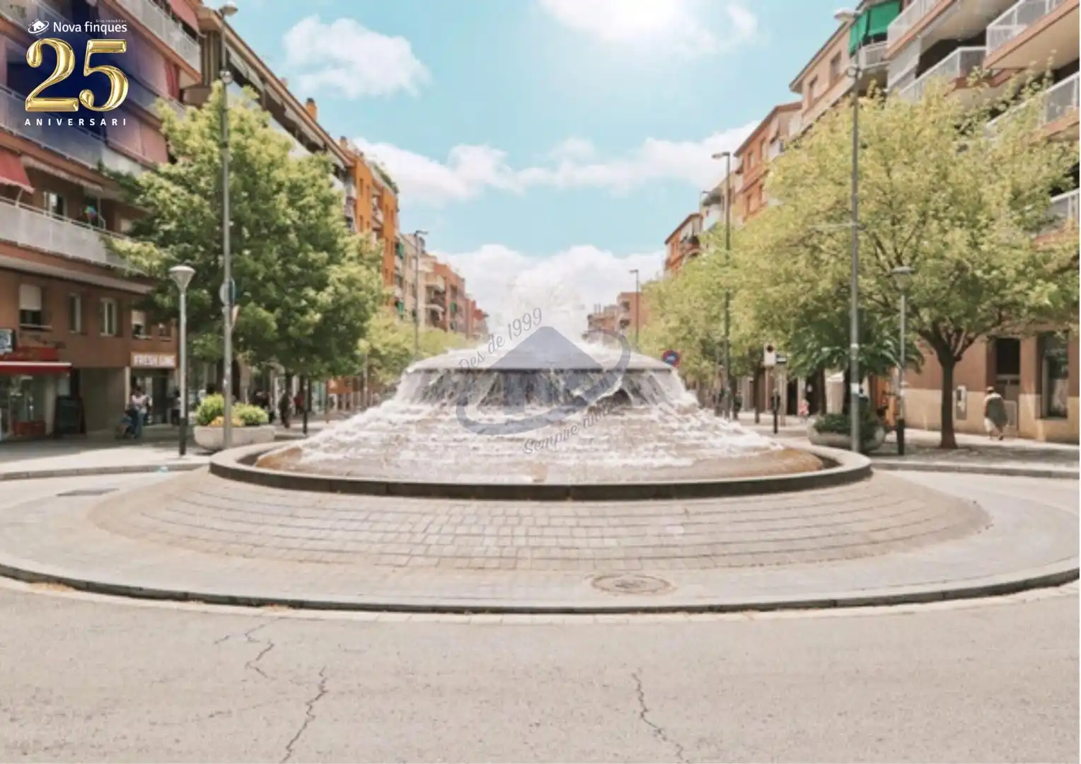 Vista exterior de Àtic en venda en Barberà del Vallès amb Calefacció i Terrassa