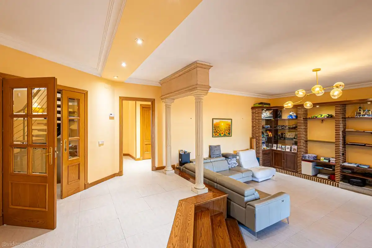 Sala de estar de Casa o chalet en venta en Móstoles con Aire acondicionado, Calefacción y Jardín privado