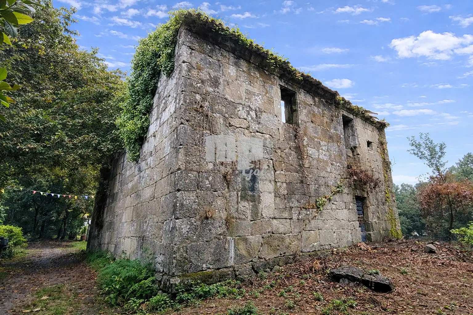 Vista exterior de Finca rústica en venda en Redondela amb Jardí privat