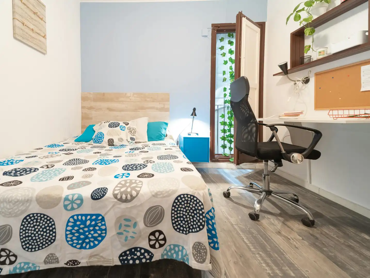 Habitación de Piso para compartir en  Barcelona Capital con Calefacción, Amueblado y Lavadora
