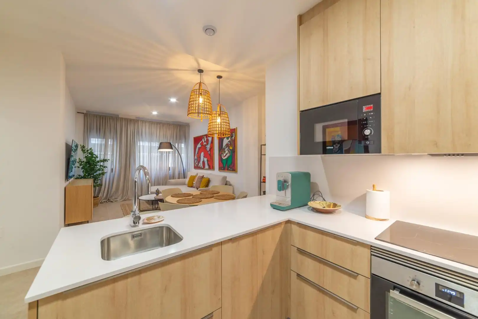 Kitchen of Apartments for sale in San Javier  with Air Conditioner, Storage room and Alarm