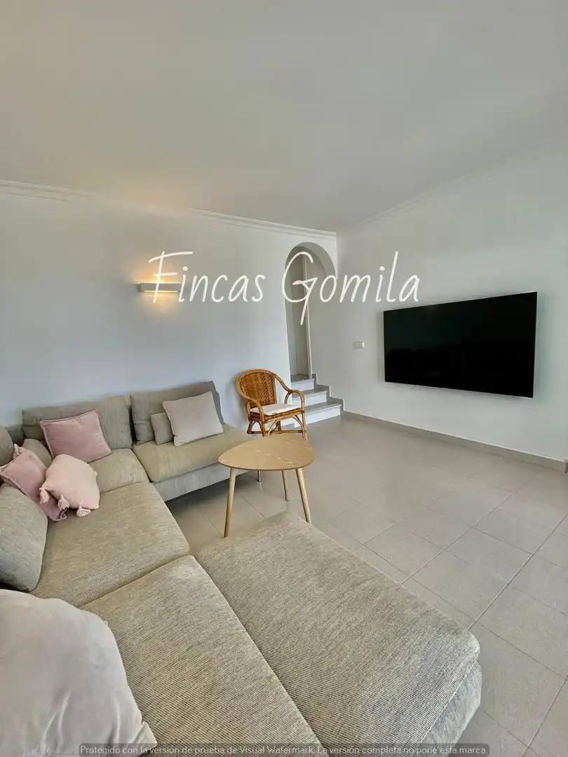 Sala de estar de Casa o chalet en venta en Alaior con Aire acondicionado, Terraza y Amueblado