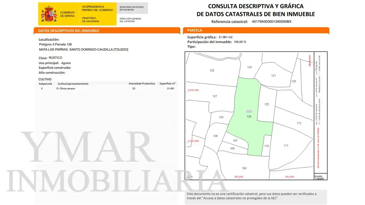 Land for sale in Santo Domingo-Caudilla