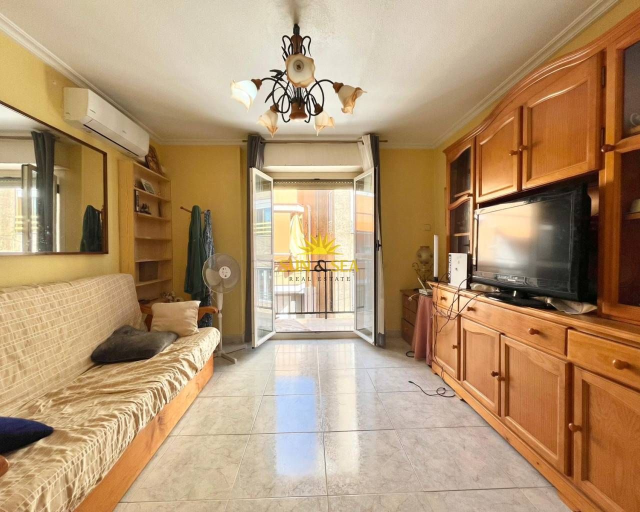 Bedroom of Flat to rent in Santa Pola  with Air Conditioner, Heating and Furnished