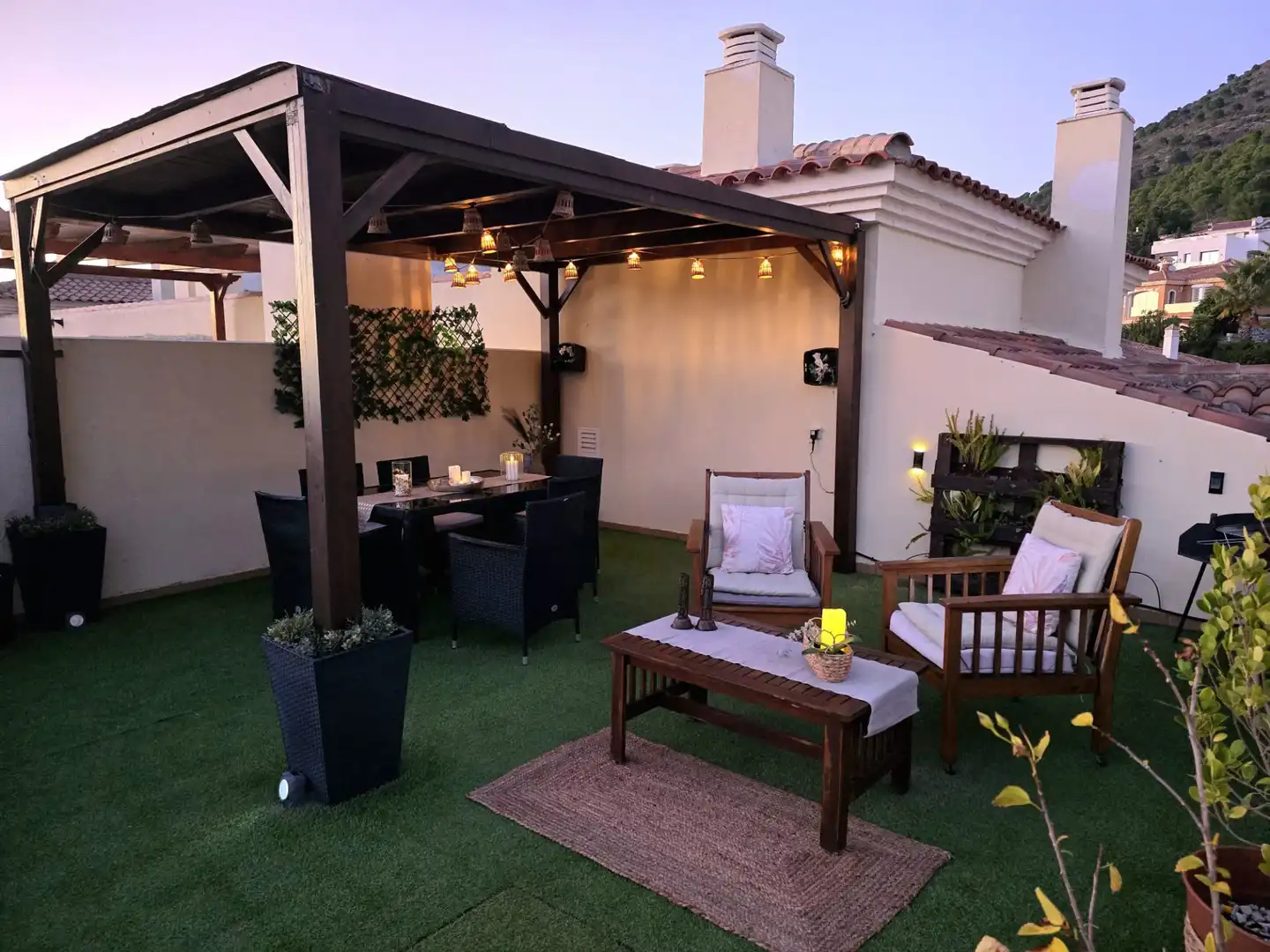 Terraza de Dúplex en venta en Mijas con Aire acondicionado, Calefacción y Terraza