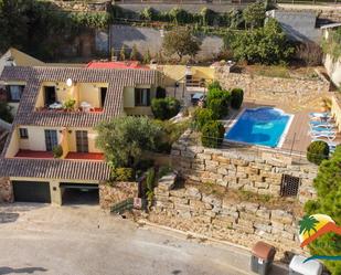 Exterior view of Single-family semi-detached for sale in Tossa de Mar  with Air Conditioner, Terrace and Swimming Pool