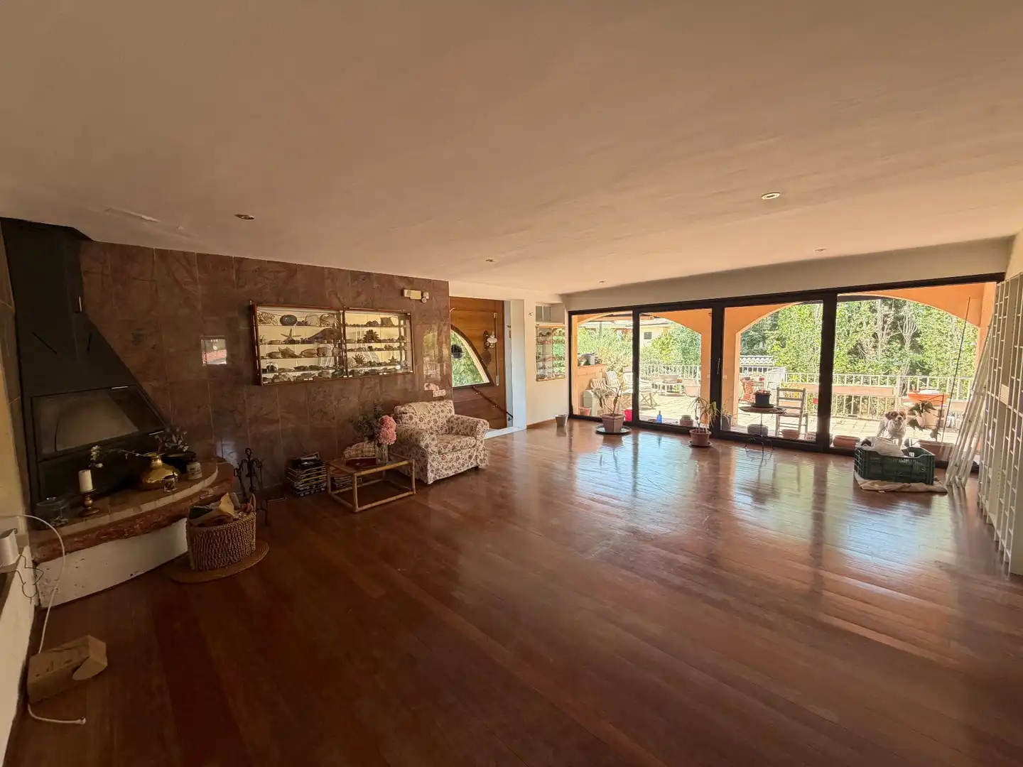 Sala d'estar de Casa o xalet en venda en Esparreguera amb Aire condicionat, Calefacció i Jardí privat
