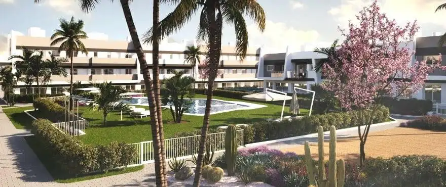 Exterior view of Flat for sale in Santa Pola  with Terrace, Swimming Pool and Community pool