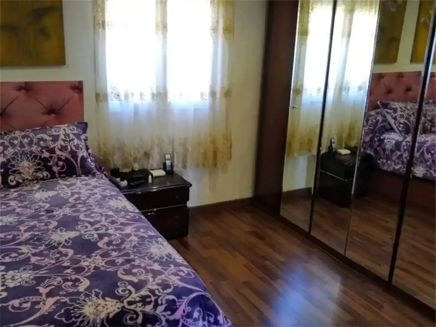 Dormitori de Casa adosada en venda en Aniñón amb Jardí privat, Parquet i Traster