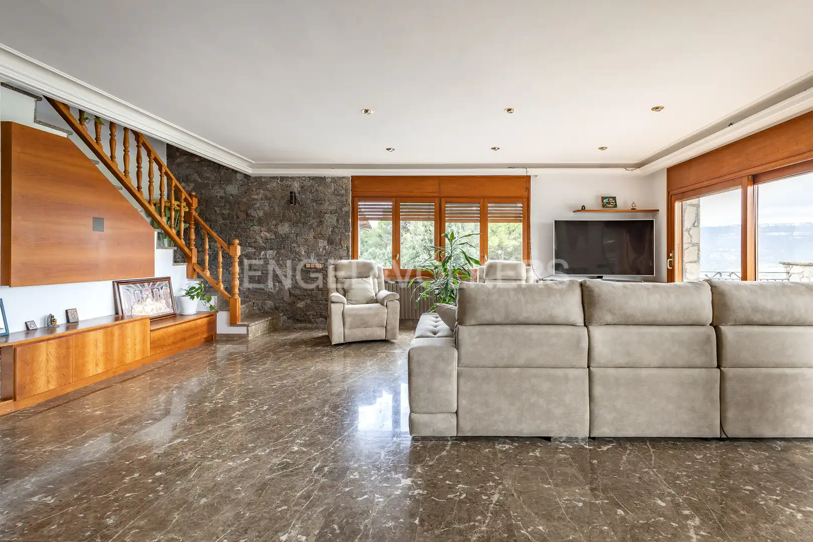 Sala d'estar de Casa o xalet en venda en Seva amb Aire condicionat, Calefacció i Jardí privat