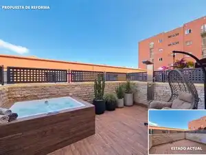 Terrassa de Casa adosada en venda en Las Palmas de Gran Canaria amb Jardí privat, Terrassa i Traster