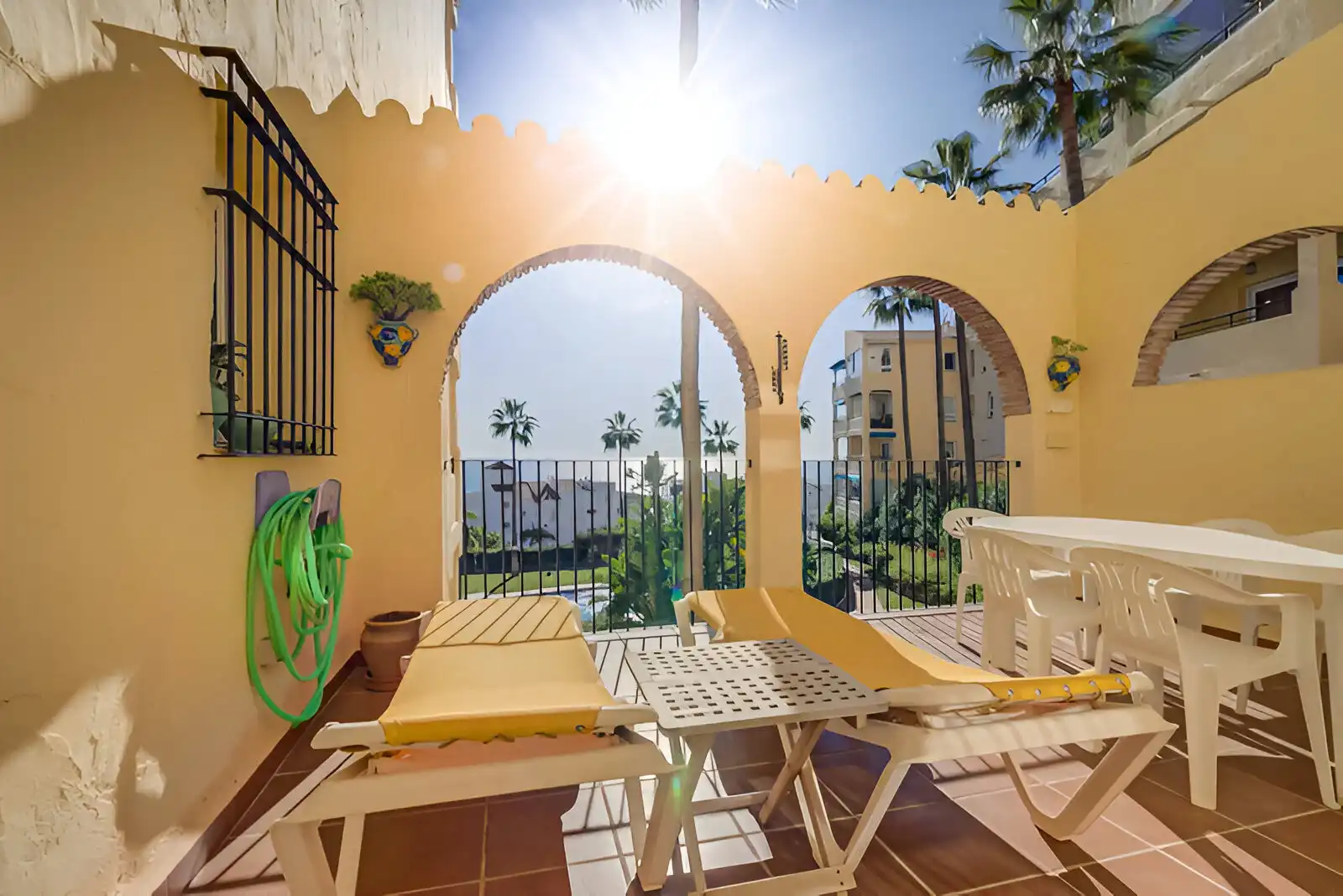 Terraza de Planta baja en venta en Benalmádena con Aire acondicionado, Terraza y Piscina