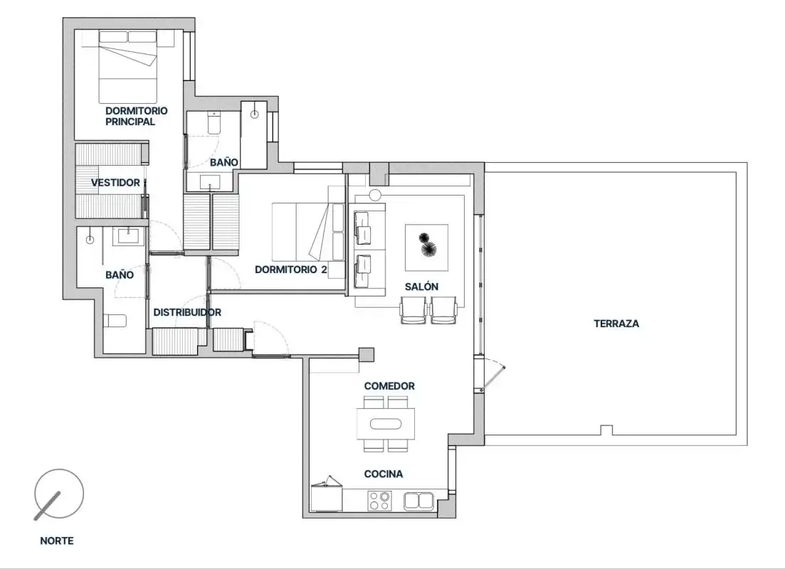Ático en venta en Madrid con Aire acondicionado, Calefacción y Jardín privado