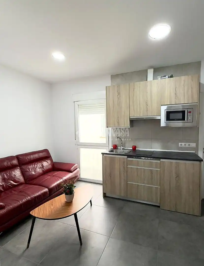 Sala de estar de Estudio de alquiler en Madrid