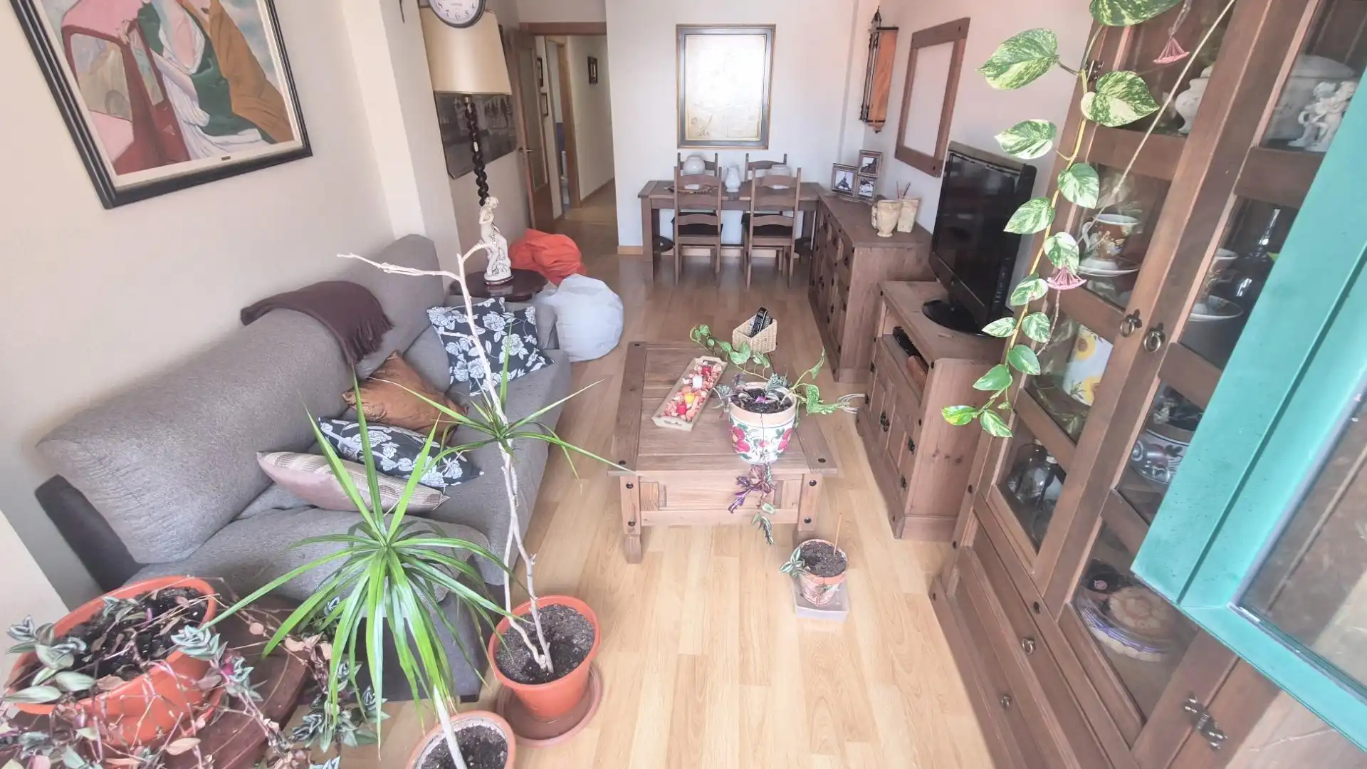Wohnzimmer von Wohnung zum Verkauf in Calzada de Valdunciel mit Heizung und Möbliert