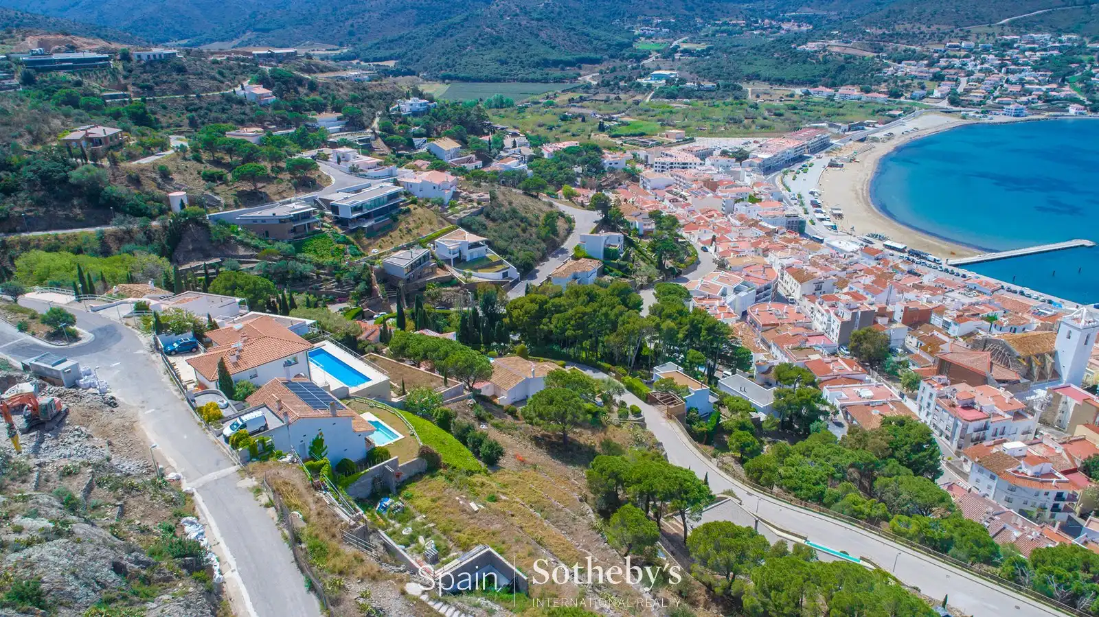 Vista exterior de Casa o chalet en venta en El Port de la Selva con Aire acondicionado, Jardín privado y Terraza