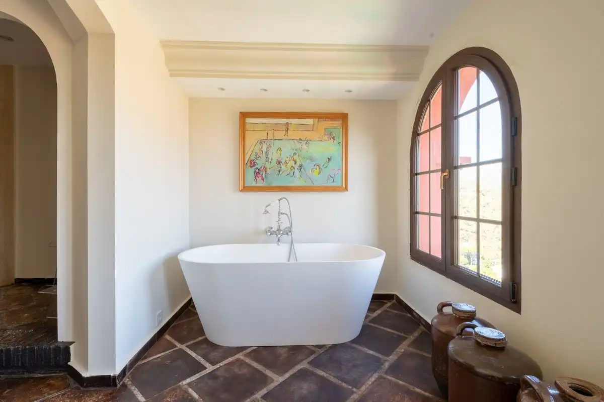 Baño de Casa o chalet de alquiler en Benahavís con Aire acondicionado, Jardín privado y Terraza