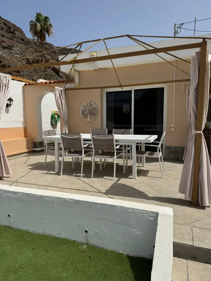 Terraza de Casa o chalet en venta en Mogán con Jardín privado, Trastero y Amueblado