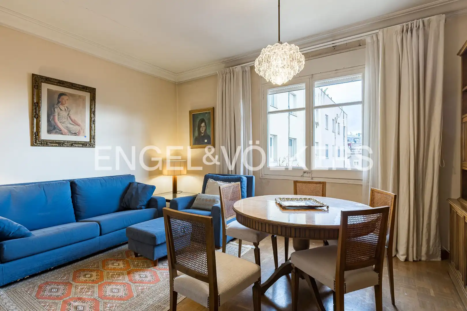 Living room of Flat for sale in Barcelona  with Heating and Parquet flooring