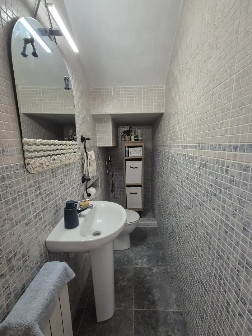 Badezimmer von Haus oder Chalet zum Verkauf in Roda de Berà mit Heizung, Privatgarten und Terrasse