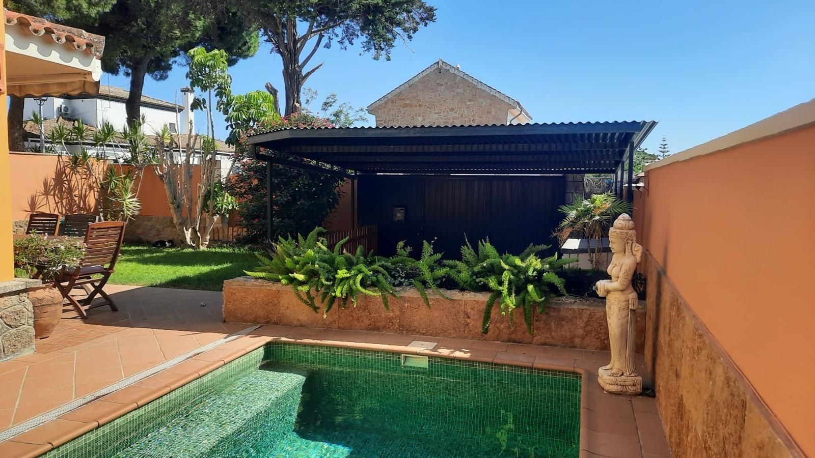 Jardí de Casa adosada en venda en El Puerto de Santa María amb Aire condicionat, Jardí privat i Terrassa