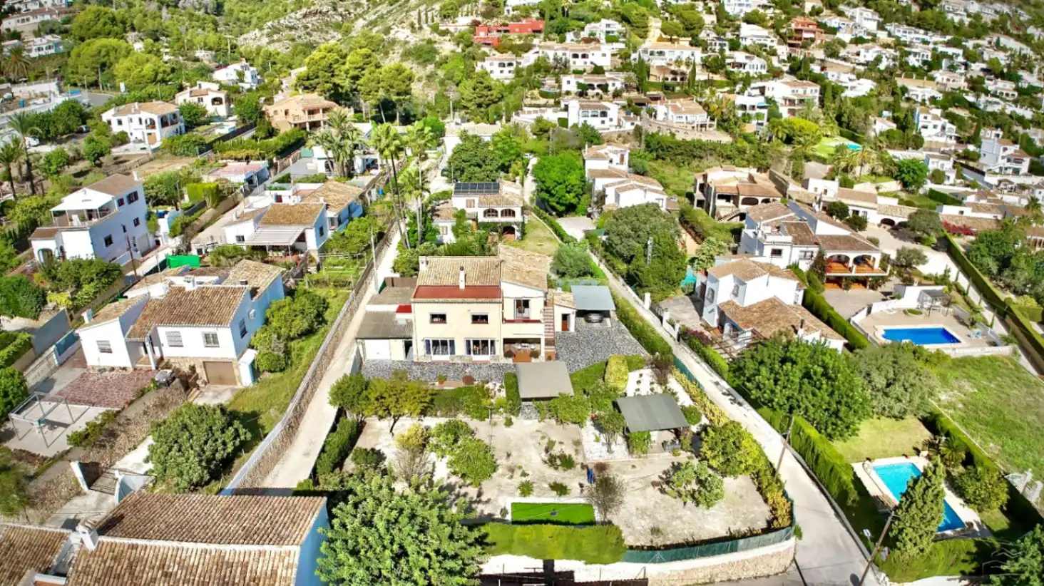 Exterior view of Houses for sale in Jávea / Xàbia  with Air Conditioner, Heating and Private garden
