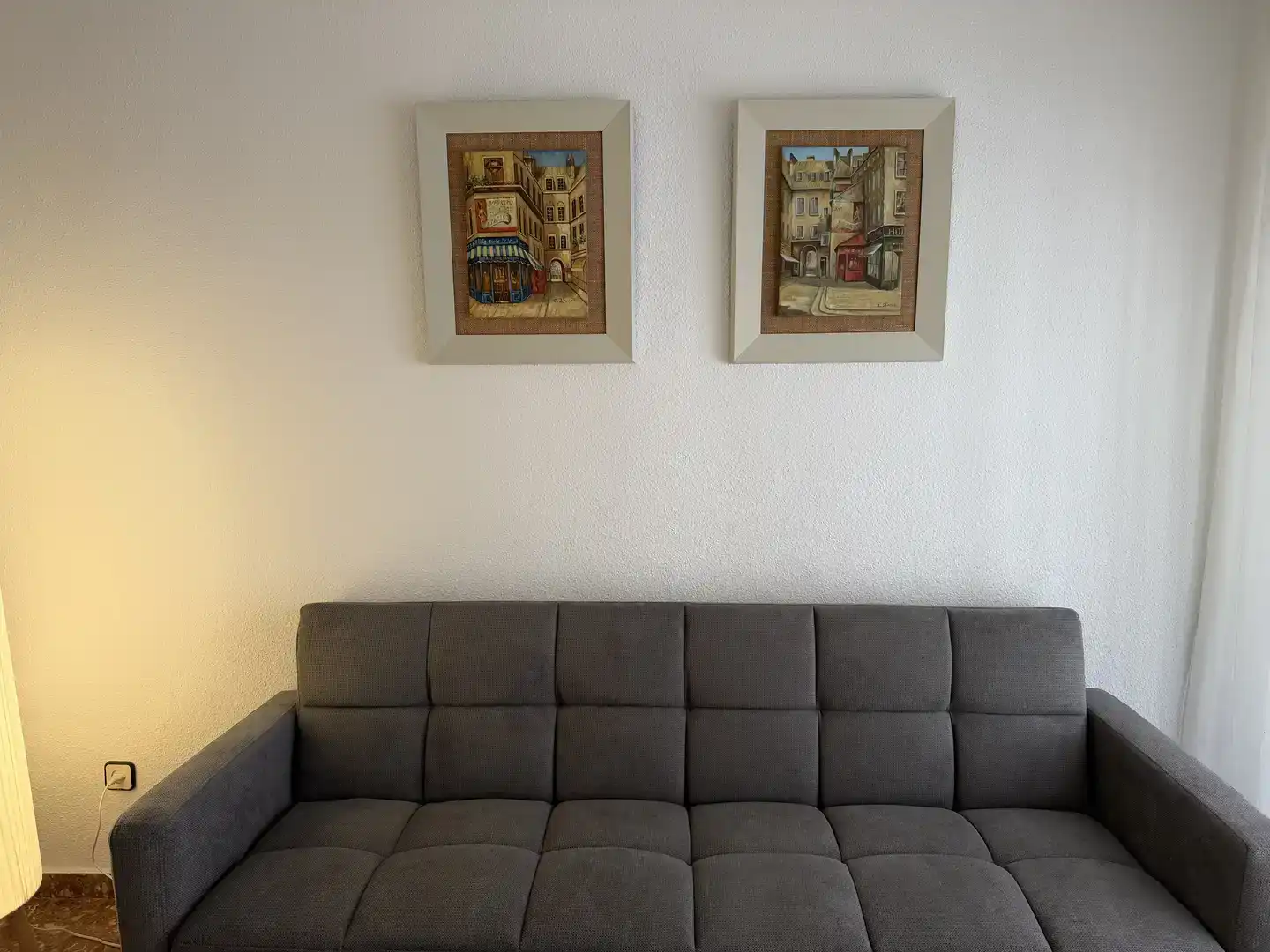Sala d'estar de Pis de lloguer en  Murcia Capital amb Balcó