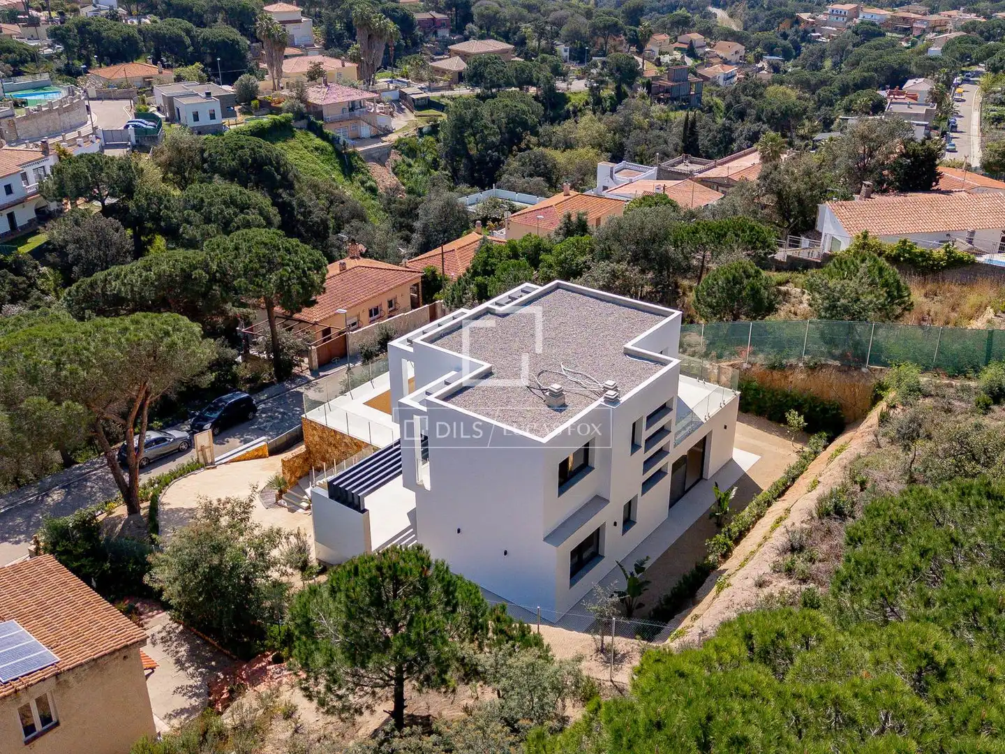 Vista exterior de Casa o xalet en venda en Lloret de Mar amb Aire condicionat, Calefacció i Jardí privat
