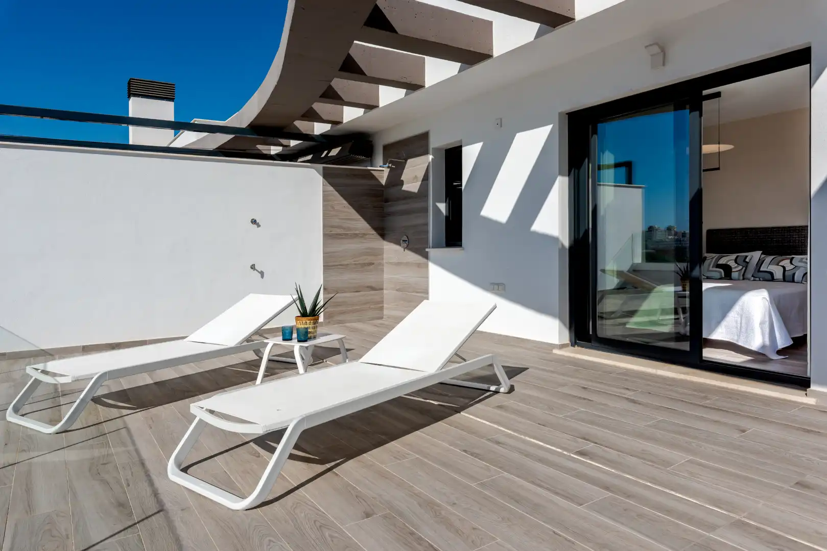 Terrasse von Dachboden zum Verkauf in Torremolinos mit Klimaanlage, Heizung und Terrasse