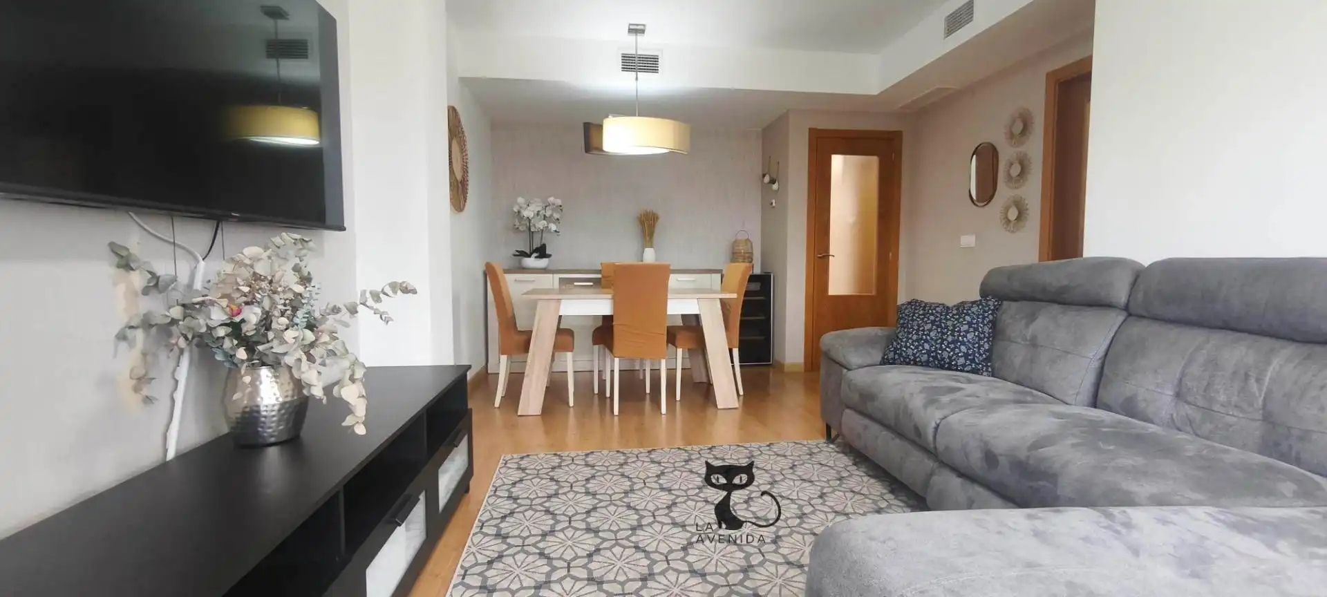 Sala de estar de Apartamento en venta en Alfafar con Aire acondicionado