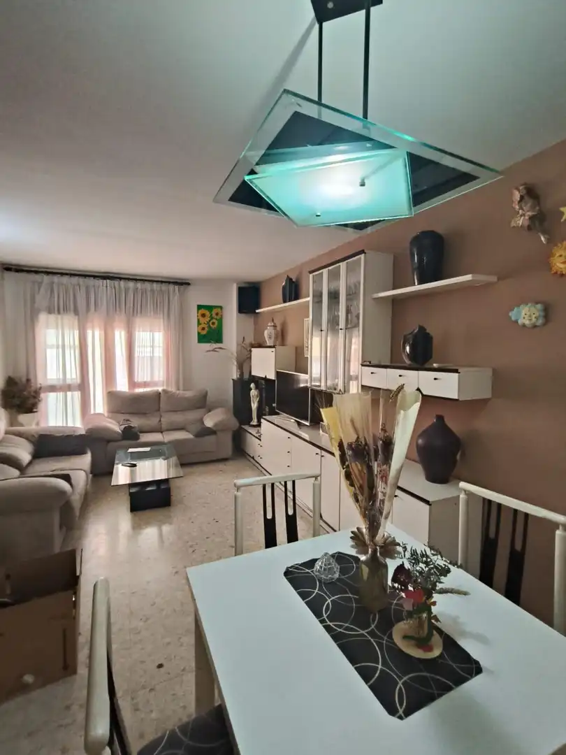 Sala de estar de Piso en venta en Olesa de Montserrat con Terraza