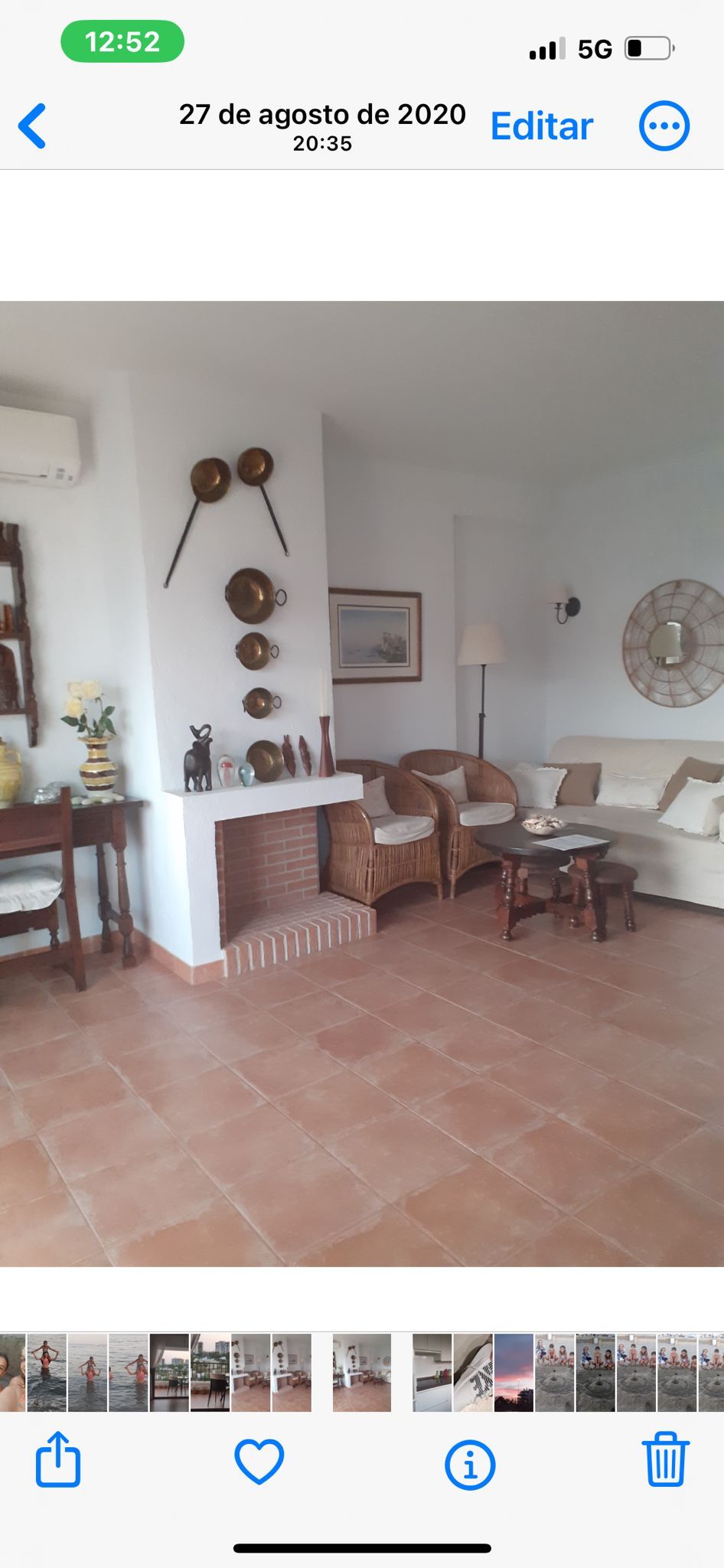 Living room of Flat to rent in Roquetas de Mar  with Air Conditioner, Heating and Private garden