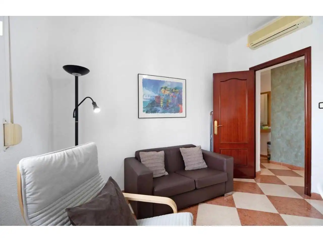 Sala de estar de Piso en venta en Cádiz con Aire acondicionado, Trastero y Amueblado