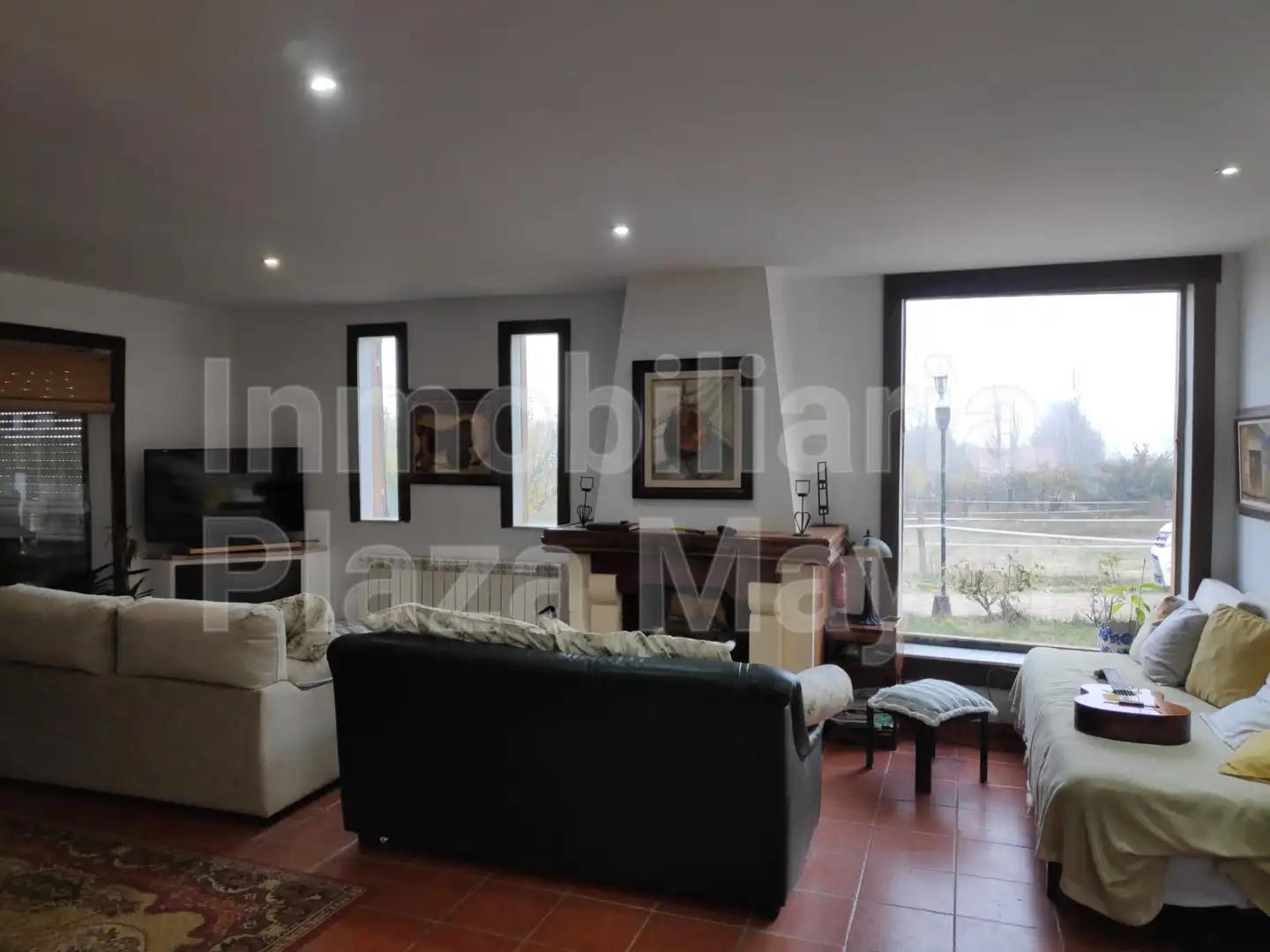Sala de estar de Casa o chalet en venta en Villares de la Reina con Calefacción, Jardín privado y Terraza