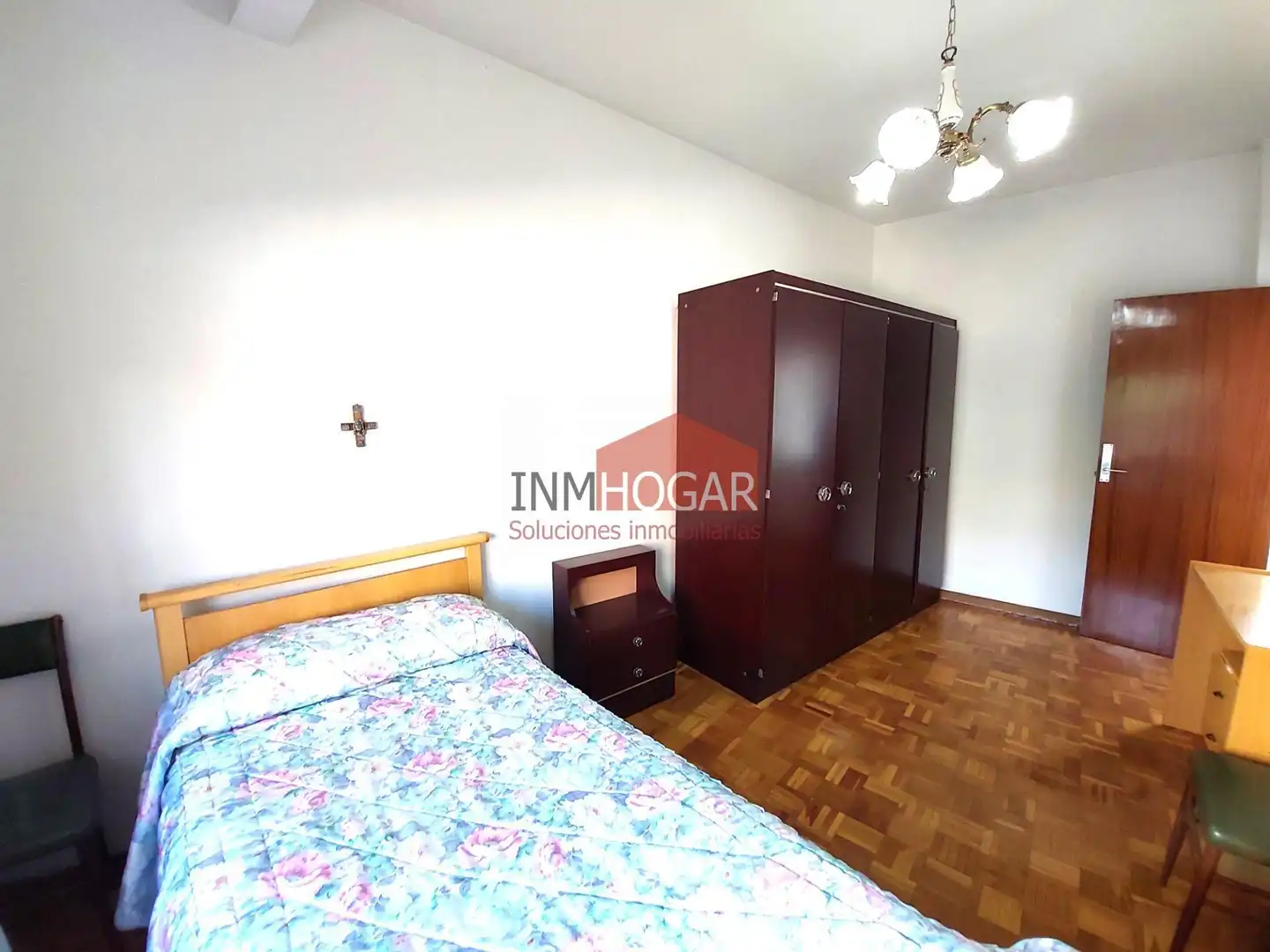 Bedroom of Flat for sale in Ávila  with Heating, Parquet flooring and Terrace