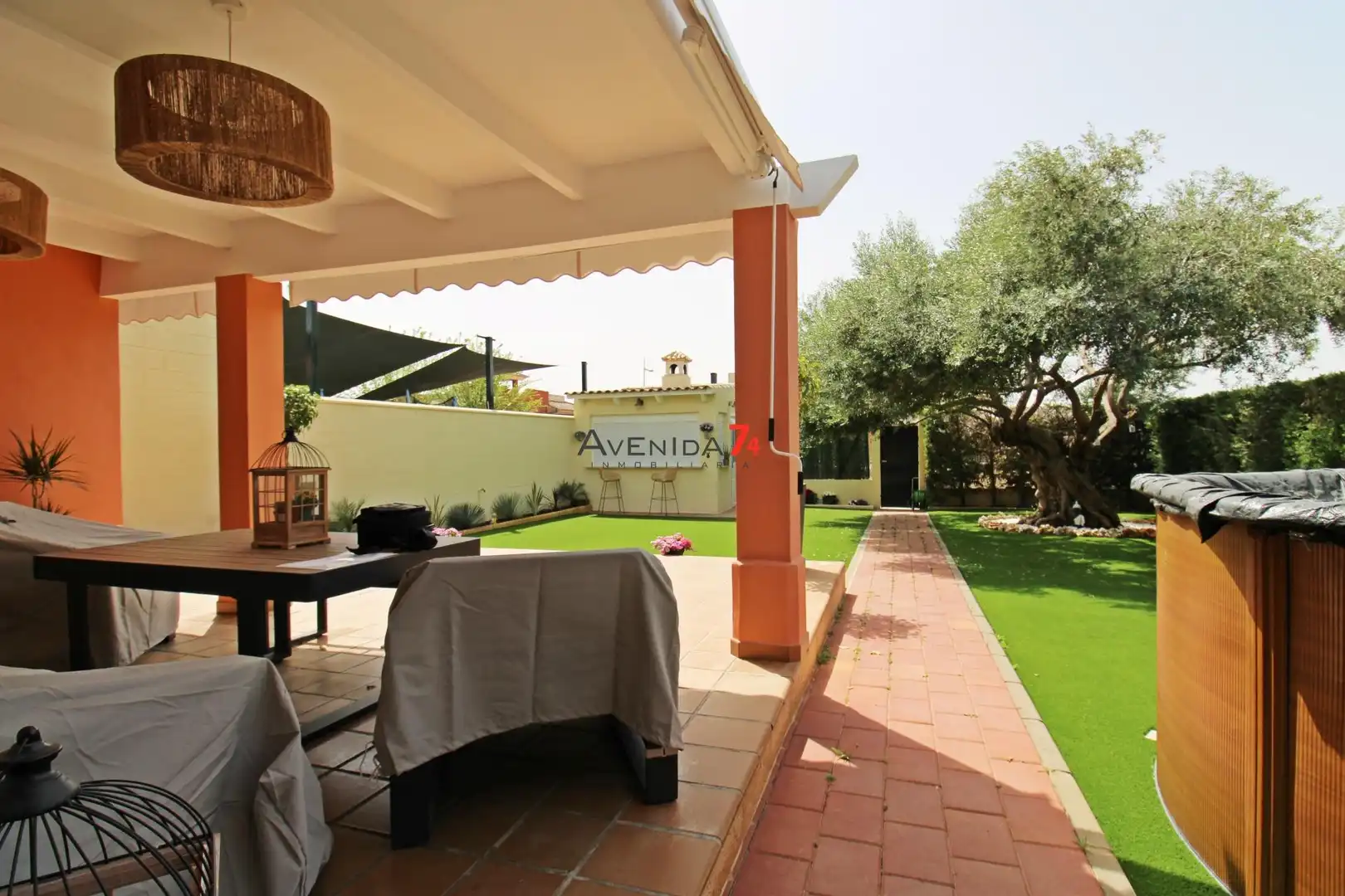 Garden of Houses for sale in Lorca  with Air Conditioner, Heating and Private garden