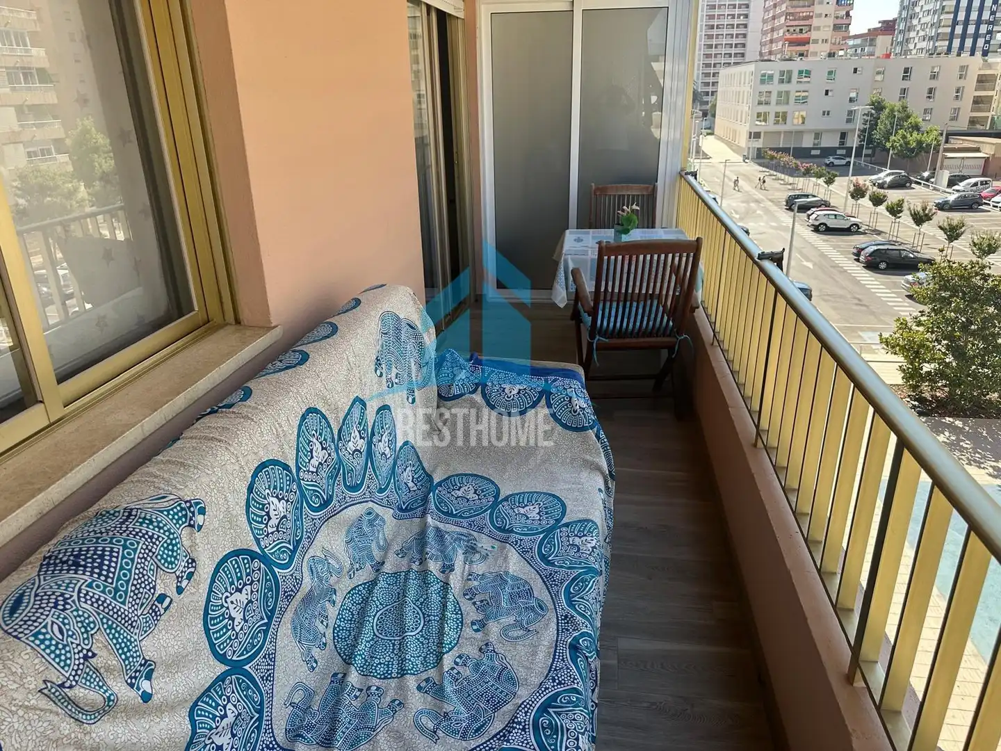 Terrasse von Wohnungen zur Miete in Cullera mit Klimaanlage, Privatgarten und Terrasse